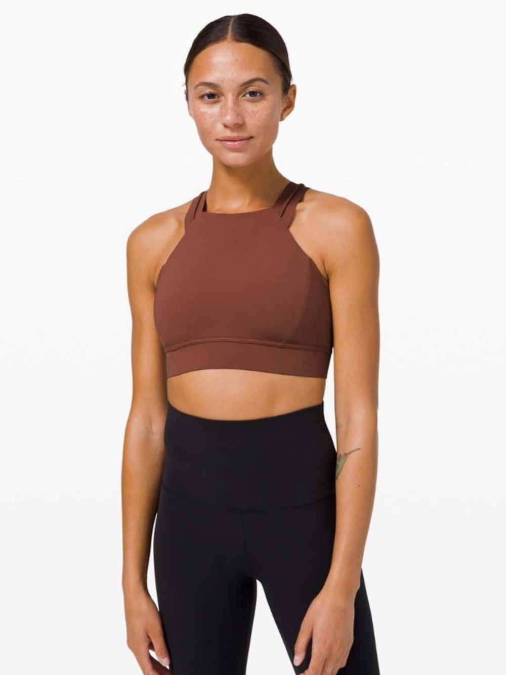 Lululemon Strong at Heart Bra *Medium Support, C/D Cup Size 8 - Ancient Copper